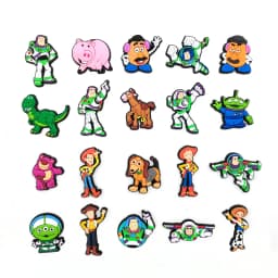 1/20Pcs Set Hot Sale Toy Cartoon Movie PVC Shoe Charms Buzz Lightyear Woody For Slides Sandals Clog Decor DIY Accessories Gifts