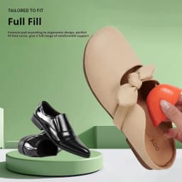 1Pair Toe Plug Insert for Men Women Fill insole Thick Soft Shoes Toe Half Pads Pain Relief Protector Adjustable Size Insoles