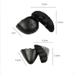 1Pair Toe Plug Insert for Men Women Fill insole Thick Soft Shoes Toe Half Pads Pain Relief Protector Adjustable Size Insoles