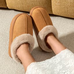 Fashion PU Warm Women Winter Slippers Boot Couple Indoor Outdoor Anti-slip Snow Boots Men Leisure Home Shoes