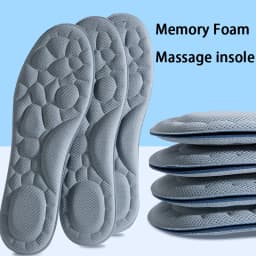 Soft Sports Insoles Unisex Foot Massage Insoles Mugwort Deodorizing Shoe Pads 2Pcs/6Pcs