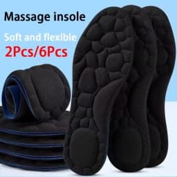 Soft Sports Insoles Unisex Foot Massage Insoles Mugwort Deodorizing Shoe Pads 2Pcs/6Pcs