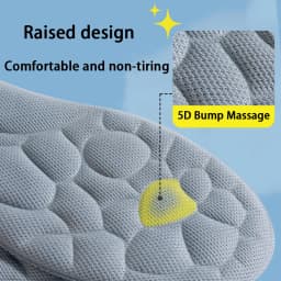 Soft Sports Insoles Unisex Foot Massage Insoles Mugwort Deodorizing Shoe Pads 2Pcs/6Pcs