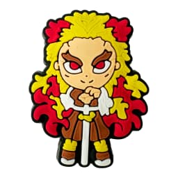 1-28pcs Demon Slayer Shoe Charms Cartoon Anime Haired Warrior Sandal Decoration Clogs Garden Shoes Accessories Kids Boys Gift