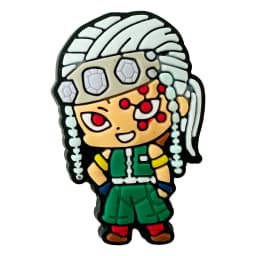 1-28pcs Demon Slayer Shoe Charms Cartoon Anime Haired Warrior Sandal Decoration Clogs Garden Shoes Accessories Kids Boys Gift