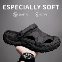 Women's EVA Closed Toe Clogs Non Slip Lightweight Garden Shoes Thick Sole Sandals Outdoor Beach Pool Work Slippers