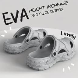 Women's EVA Closed Toe Clogs Non Slip Lightweight Garden Shoes Thick Sole Sandals Outdoor Beach Pool Work Slippers