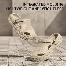 Women's EVA Closed Toe Clogs Non Slip Lightweight Garden Shoes Thick Sole Sandals Outdoor Beach Pool Work Slippers