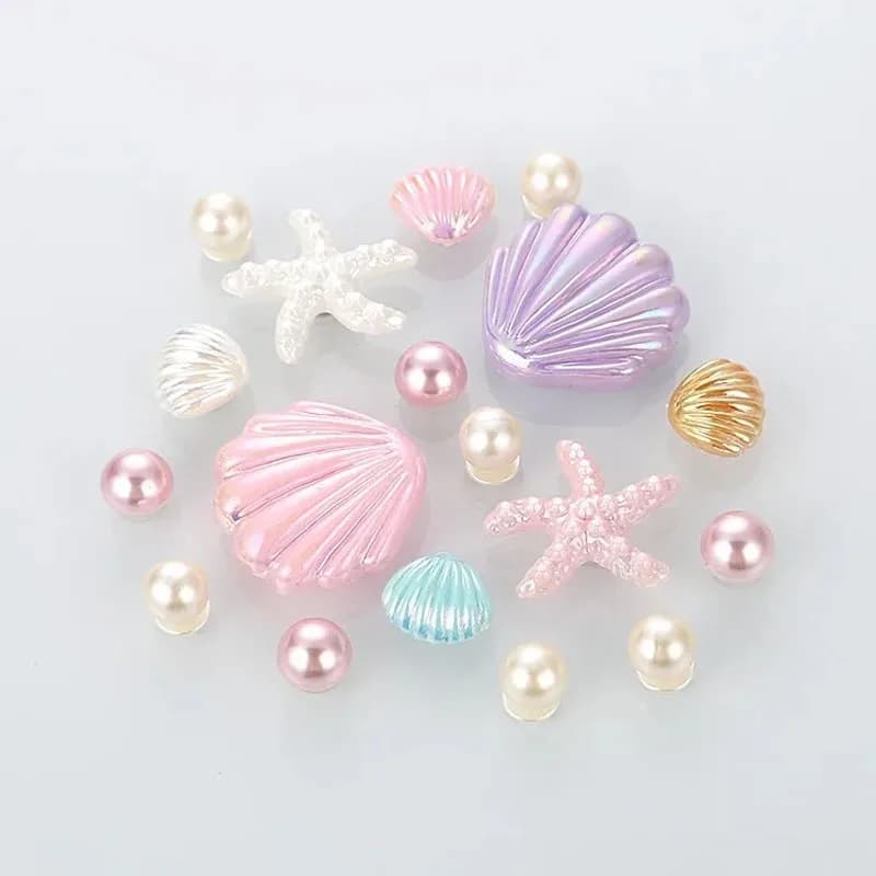 18pcs Starfish Shell Marine Series Shoe Charms Accessories for Clogs Slide Sandals Shoe Decoration Buckle Pins Boys Girls Gifts