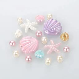 18pcs Starfish Shell Marine Series Shoe Charms Accessories for Clogs Slide Sandals Shoe Decoration Buckle Pins Boys Girls Gifts