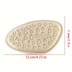 8 pcs Soft Forefoot Pads For High-heeled Shoes, Non-slip Half Insoles, Comfortable Forefoot Cushions For Foot Care