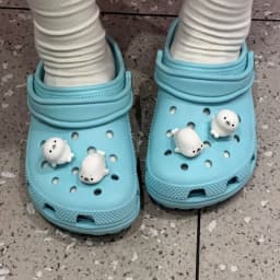Cute Seal Shoe Charms Cartoon Animal Shoe Decorations Summer DIY Shoe Ornaments for Clogs Ballet Shoes Niche Fashion Accessories