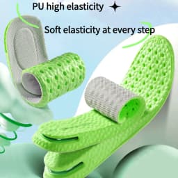 1Pair Air Cushion Height Increase Insoles Breathable Sweat and Anti-Odour Insole Shock Absorbing Insole for Sports Shoes