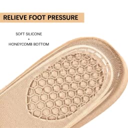 1pairs Height Increase Insoles, Shock Absorption Heel Cushion Pads, Height Lift Shoes Inserts for Men & Women