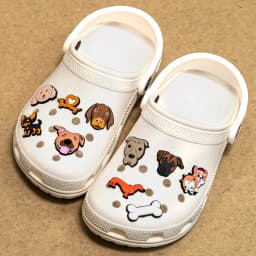 1pcs PVC Dog Dachshund Corgi Paw Shoe Charms Shoe Decorations Accessories Pins for Women Men Kids Gift,Bulldog Clog Buckles