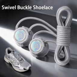 Elastic No Tie Shoelaces - Thick Rope Automatic Laces with Swivel Buckle - Heavy Duty Sports Shoe Laces Speed Shoestrings Unisex