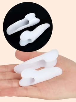 1Sebs Material Little Toe Protectors (Designed Specifically for Little Toes) - Toe Protectors for Men and Women, Prevent Overlapping, Perfect for Nighttime and Home Use, and Should Be Replaced Regularly!