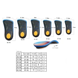 New Orthopedic Insoles Orthotics Flat Foot Health Sole Pad Insert Arch Support Pad For Plantar Fasciitis Feet Care Insoles