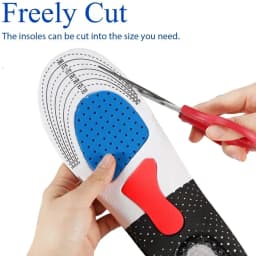 35-52 size Orthopedic Insoles Man Women Memory Foam Cushion Insole Silicone Arch Support Pad Running Gel Insole Insert Buffer