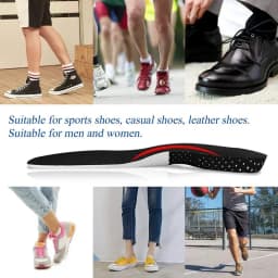 35-52 size Orthopedic Insoles Man Women Memory Foam Cushion Insole Silicone Arch Support Pad Running Gel Insole Insert Buffer