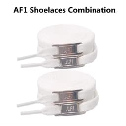 Original Shoelaces Combination White Flats laces and Shoe Decoration Suit Sneaker Shoelace Air Force one Shoes Accessories