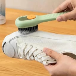 Multi-Surface Liquid Shoe Brush - Soft Bristles & Ergonomic Handle for Bathroom, Kitchen & Laundry Cleaning