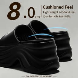 Women's Outer Wear Height-Increasing Thick-Soled EVA Anti-Slip Sandals Fashionable Women's High-Heeled Slippers