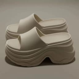 Women's Outer Wear Height-Increasing Thick-Soled EVA Anti-Slip Sandals Fashionable Women's High-Heeled Slippers