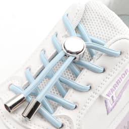 1 Pair Elastic Shoelaces for Sneakers No Tie Shoe Laces Metal Lock Quickly Put on And Take Off Lazy Shoes Lace Round Rubber Band