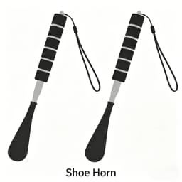 Stretchable Long Metal Shoehorn 30cm-71cm Shoe Horn for Pregnant Women Elderly People Household Shoe Spoon Shoe Spatula