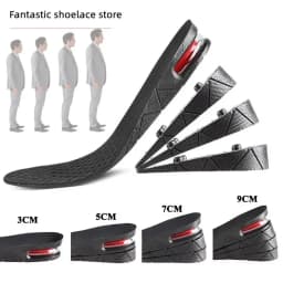Height Increase Insoles for Men Women Heel Shoe Lift Insert Air Cushion Heightening Insoles Adjustable Shock Absorbing Foot Pad