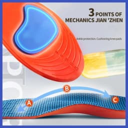 Shock-Absorbing Sports Insoles Men's and Women's Arch Support Insole Breathable Comfort Shoe Pads 2Pcs/4Pcs
