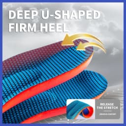 Shock-Absorbing Sports Insoles Men's and Women's Arch Support Insole Breathable Comfort Shoe Pads 2Pcs/4Pcs