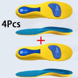 Shock-Absorbing Sports Insoles Men's and Women's Arch Support Insole Breathable Comfort Shoe Pads 2Pcs/4Pcs