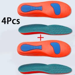 Shock-Absorbing Sports Insoles Men's and Women's Arch Support Insole Breathable Comfort Shoe Pads 2Pcs/4Pcs