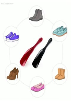 2 portable shoe pullers, hands-free design Suitable for family, traveling, frequent back pain, elderly, pregnant women daily use