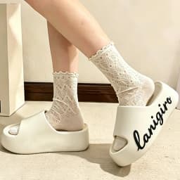 Letter Printing Thick Bottom Slippers Women Summer Fashion Chunky Platform Sandals Woman 2026 Anti Slip Beach Outdoor Sandles