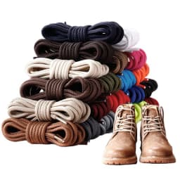 Round Shoe Laces Classic High Quality Black Shoelaces Outdoor Casual Sneakers Mountaineering Polyester Shoe Lace