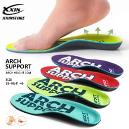 【Xxin】Arch Support Insoles Flat Foot Shoe Insoles Orthopedic Shoe Pad Women Men Sport Insole Size35-46
