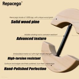 Repacego Adjustable Wooden Hat Stretcher Cap Shape Maintainer Premium Fedora Hat Rack for Storage Cowboy Baseball Hat Holders