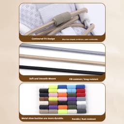 NEW 17 Colors Round Elastic Laces Without Ties Metal Buckle Shoelace Sneakers Quick Shoelaces Shoe Accessories 1Pair/2Pair