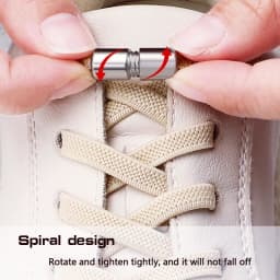 Elastic Laces Sneakers No Tie Shoe Laces Capsule Lock Shoelaces Without Ties Kids Adult 0.6cm Flat Shoelace for Shoes