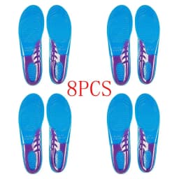 1Pair Gel Shoe Insoles Men Woman Soft Non Slip Silicone Insole Comfort Shock-absorbing Shoe Sole Plantillas De Gel De Silicona
