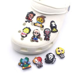 23Pcs Cartoon Shoe Charms Clog Sandal Accessories DIY Shoe Decoration Wristband Men Women Party X-mas Gifts