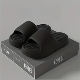 Women Cloud Thick Platform EVA Slide Slippers Grid Cushion Insole Soft Non Slip Indoor Outdoor Sandals