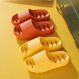 bEVA slippers, non-slip, deodorant, home bath slippers, bathroom hotel, hollow leaking slippers for men and women, summer