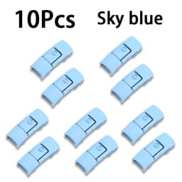 10Pcs Colorful Metal Shoelace Clip Press Buckle Shoelaces Press Lock Shoes Accessories AF1 Sneakers Kits Metal Laces Buckle