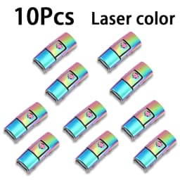 10Pcs Colorful Metal Shoelace Clip Press Buckle Shoelaces Press Lock Shoes Accessories AF1 Sneakers Kits Metal Laces Buckle