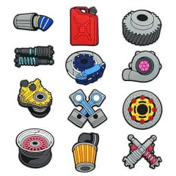 Mesuca Vehicle Series - Cars10-100Pcs Shoe Charms For Sandals,Shoe Decoration Accessories Shoe Pins Great Gift For Men Wom