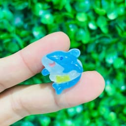6pcs Cartoon Blue Whale Shark Dolphin Star Heart Resin Shoe Charms Buckle Clog Garden Shoes Decorations Hole Slipper Accessories